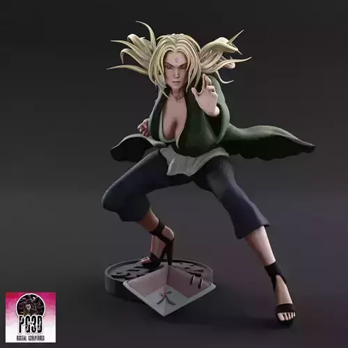 Naruto s Tsunade - 1TO10 STL FILE 3D PRINT MODEL 3D print model