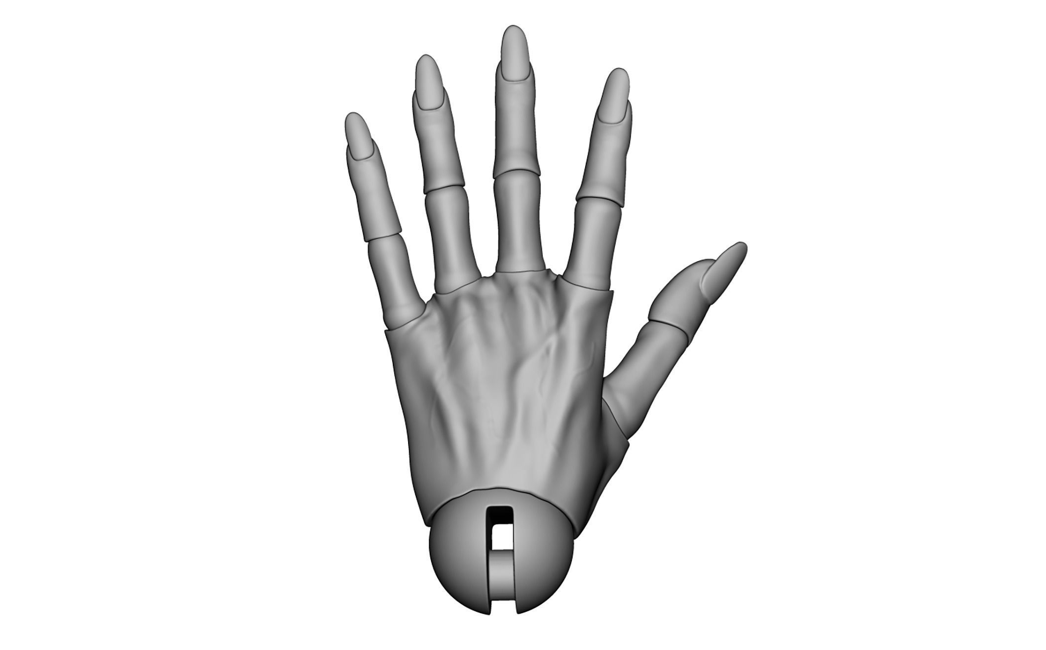 Articulated arms Hand bjddoll 3DHands JointedHands BJDHands 3D model_2