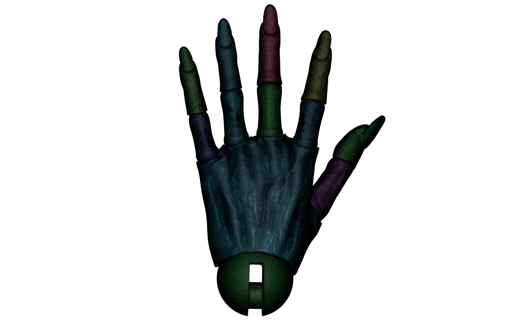 Articulated arms Hand bjddoll 3DHands JointedHands BJDHands 3D model_8