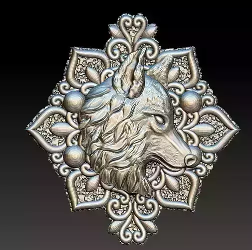 wolf pendant