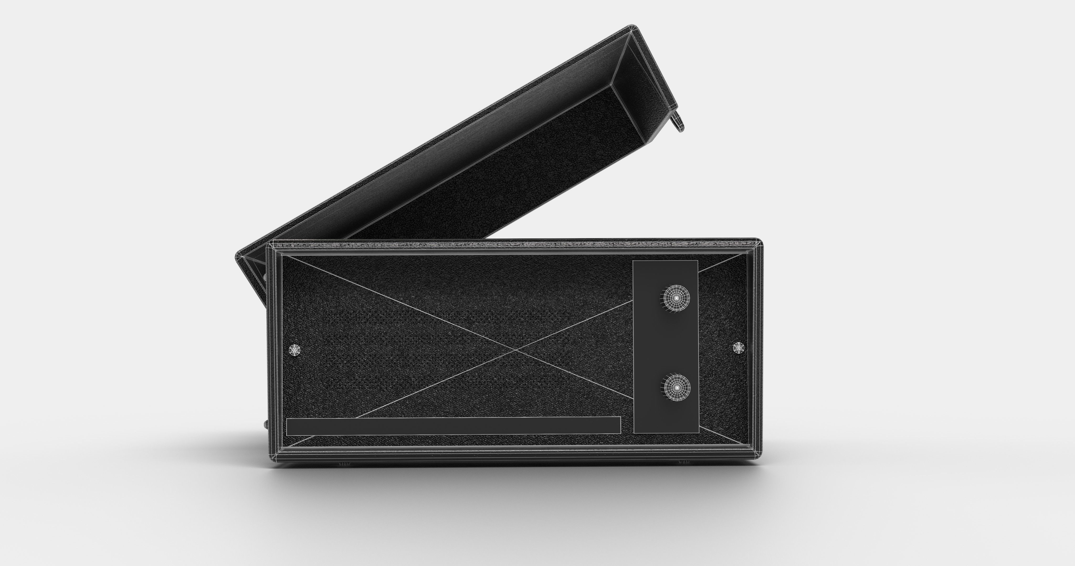 Vintage Philips Turntable Late 1960s 3D model_7