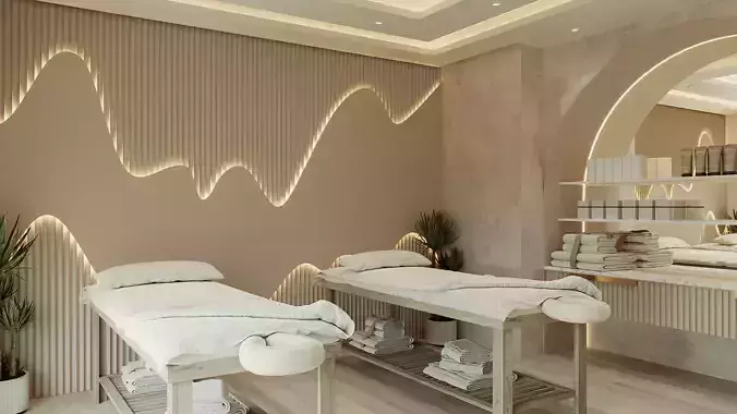 Beauty Spa - Interior Scene