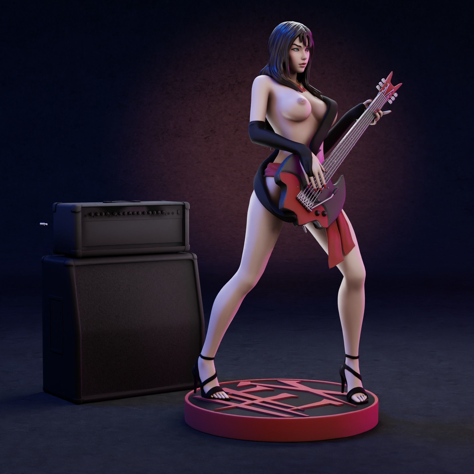 SCOOBY DOO HEX THORN - 1TO10 STL FILE 3D PRINT MODEL 3D print model_1