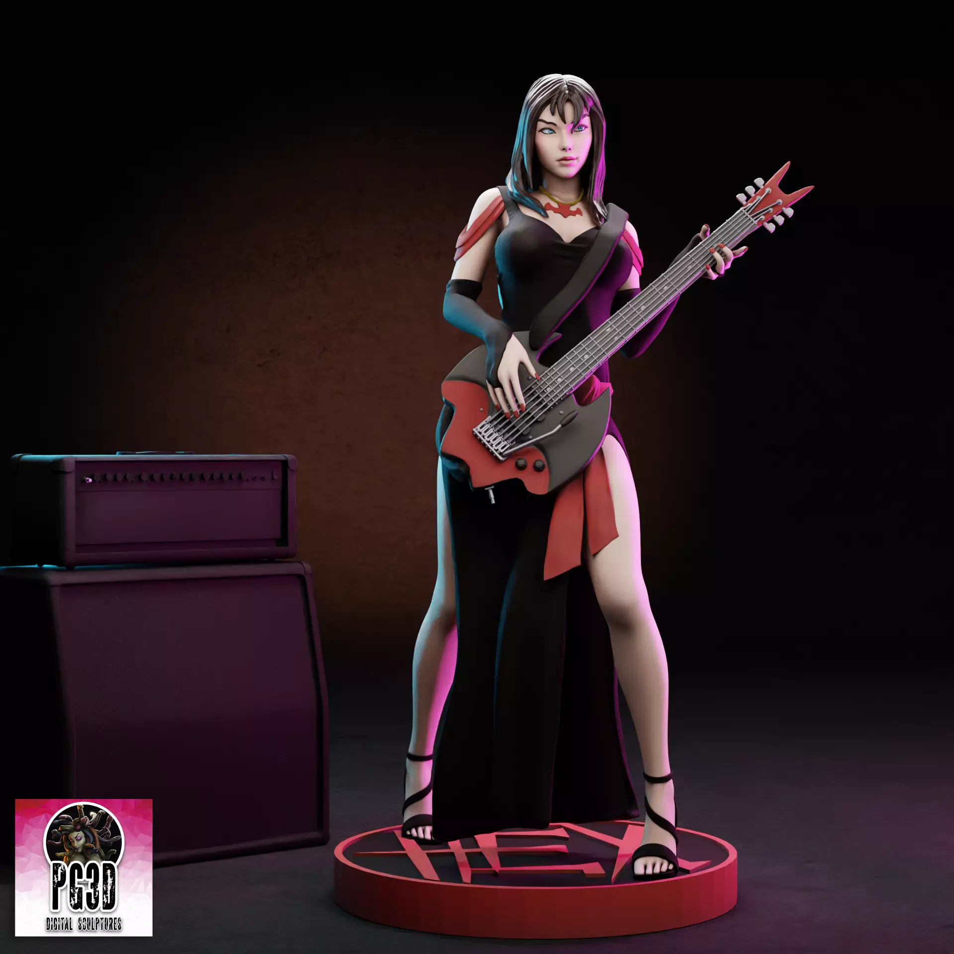 SCOOBY DOO HEX THORN - 1TO10 STL FILE 3D PRINT MODEL 3D print model_0