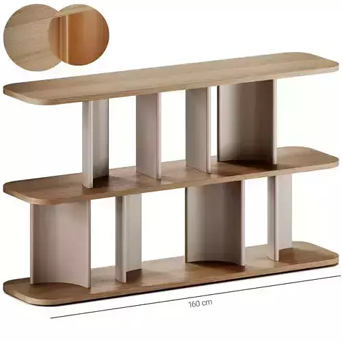Morica Design Parentesi DP Bookcase Double sided