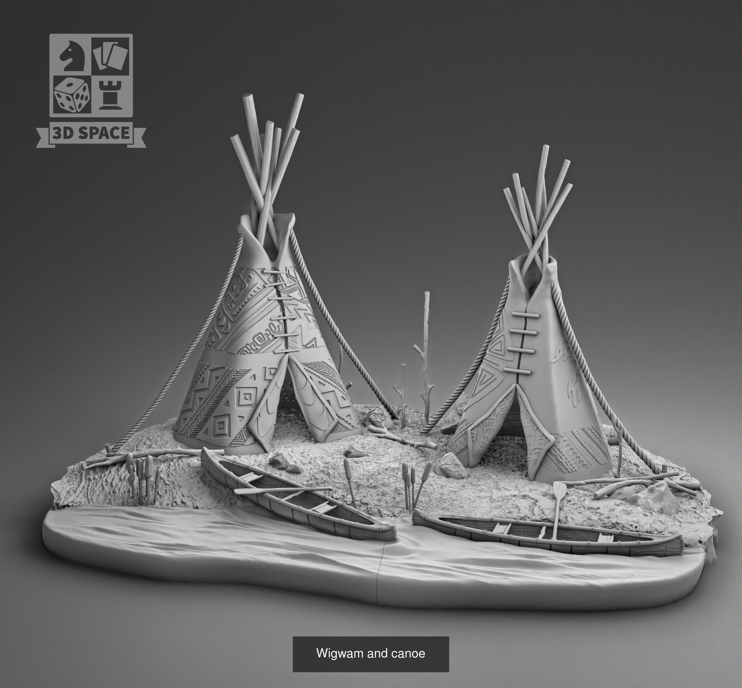 Native American 3D Model Collection_4