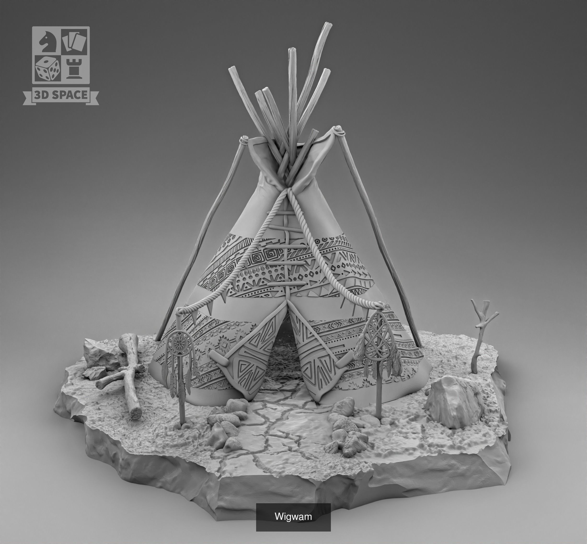 Native American 3D Model Collection_5