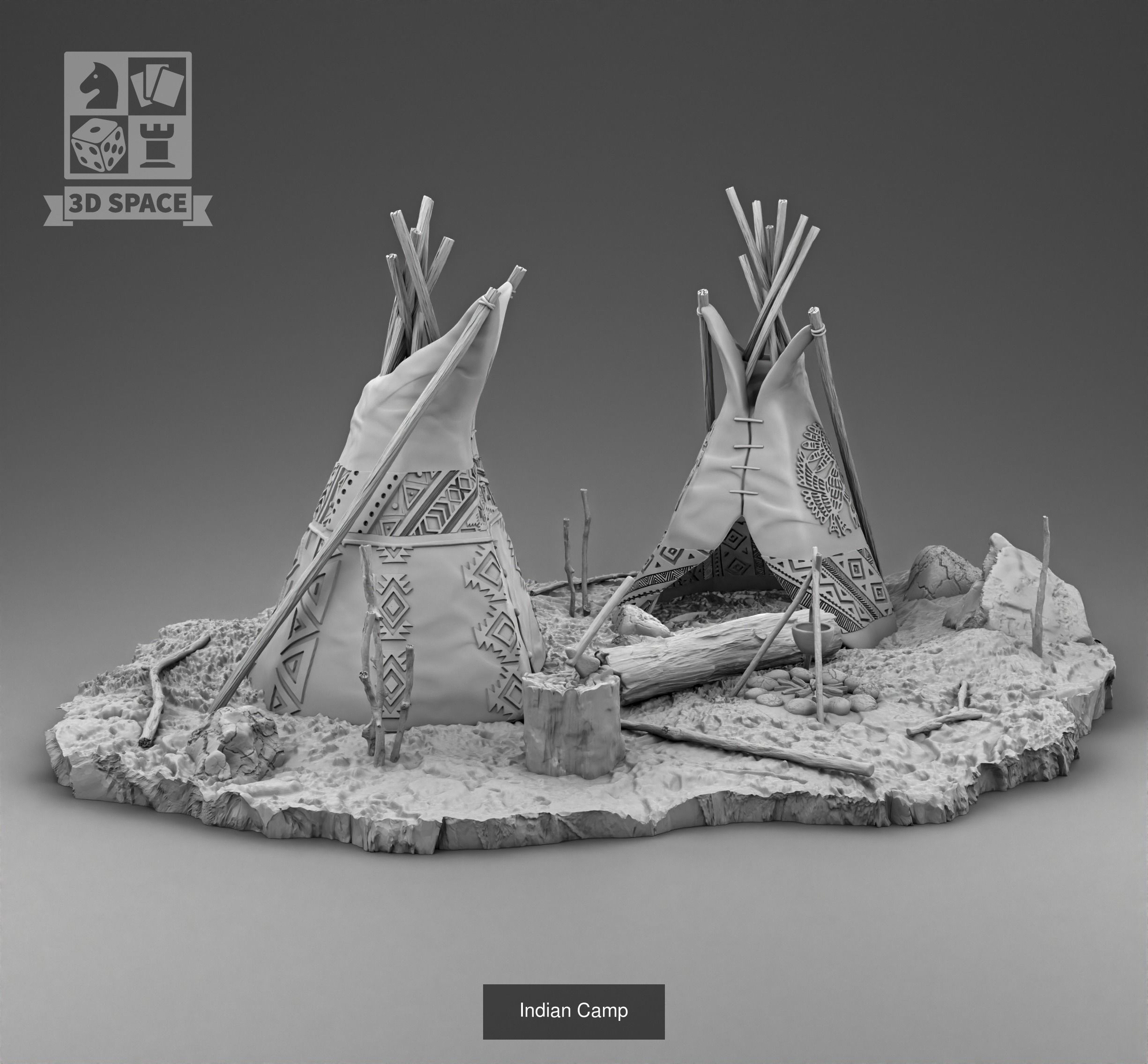 Native American 3D Model Collection_8