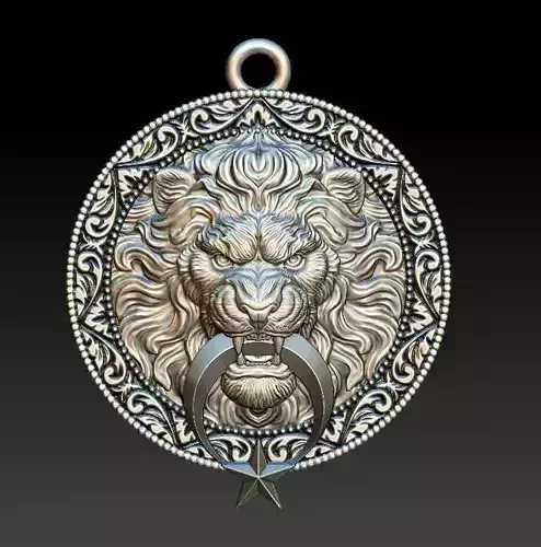 lion pendant