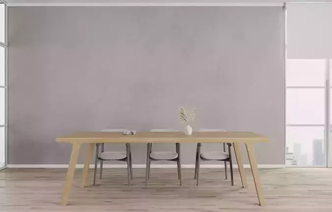 Dining set 3D model