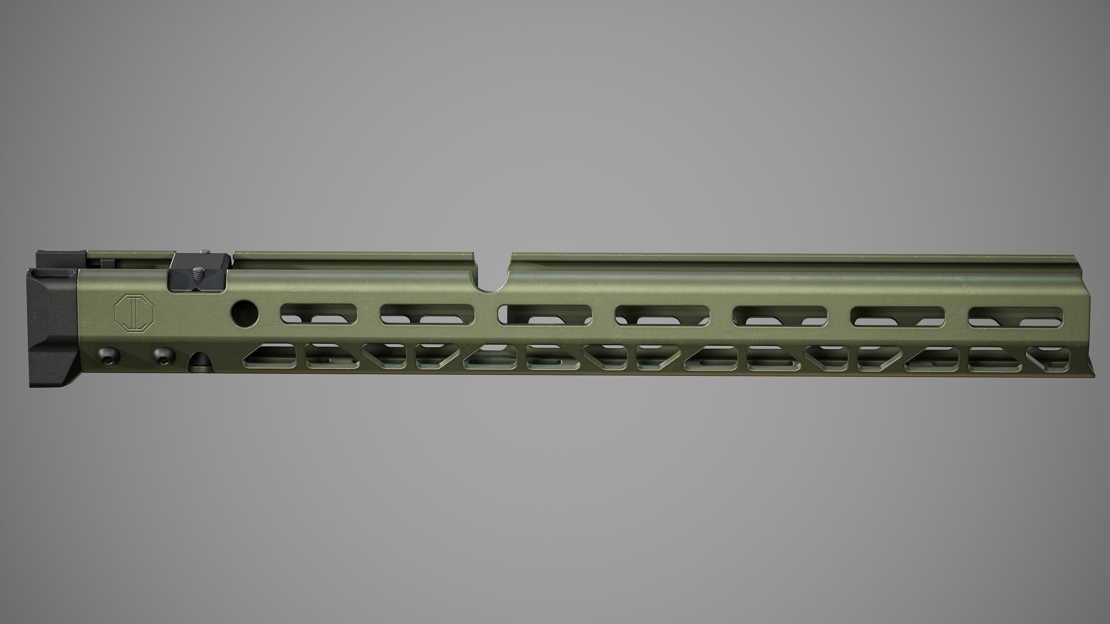MMS Handguards - Replica Low-poly 3D model_8