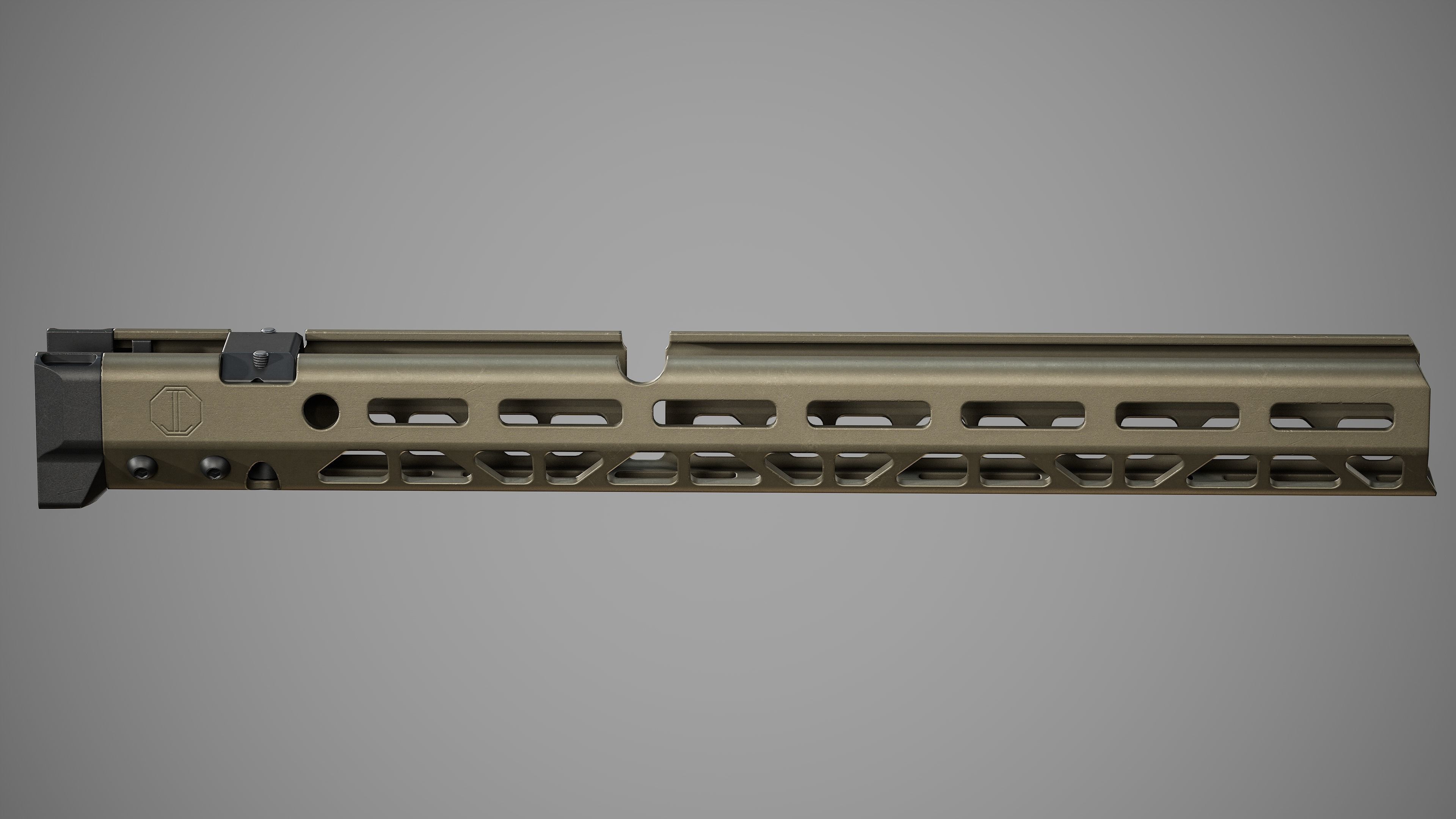 MMS Handguards - Replica Low-poly 3D model_7