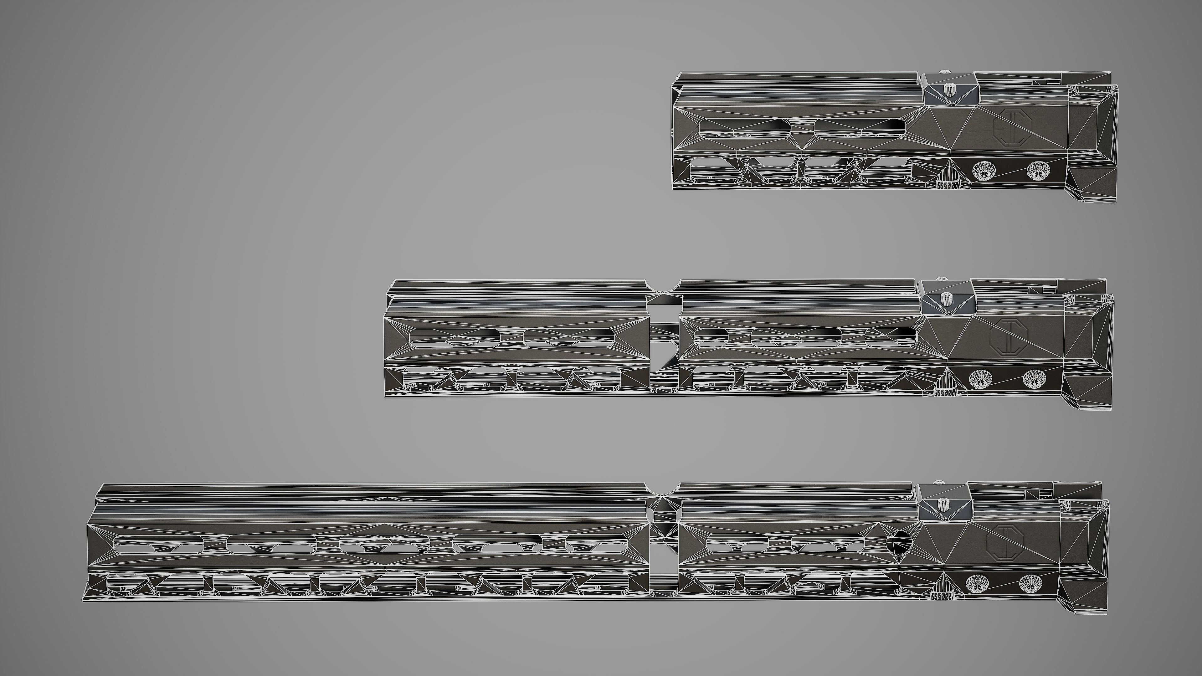 MMS Handguards - Replica Low-poly 3D model_21