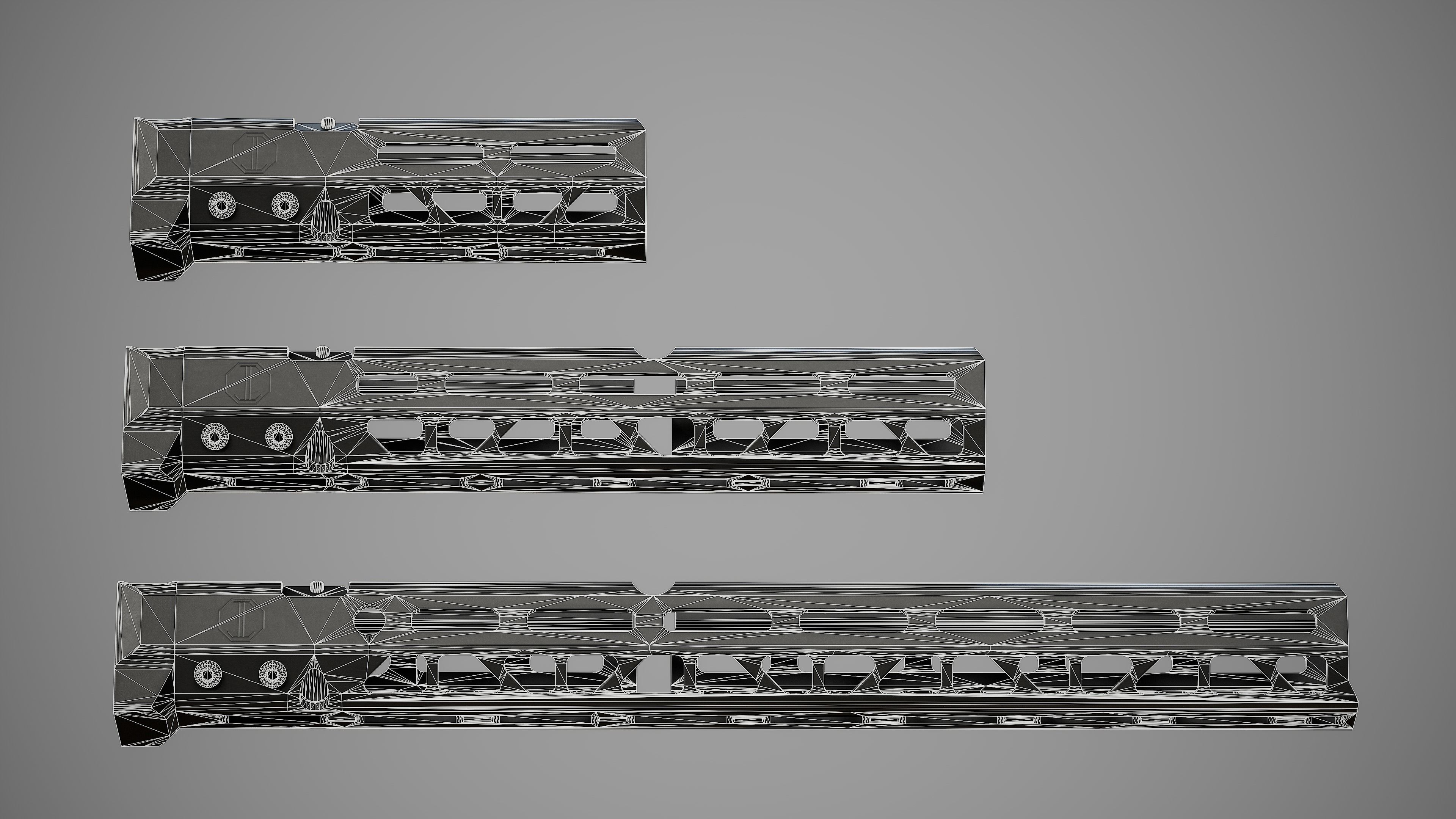 MMS Handguards - Replica Low-poly 3D model_22