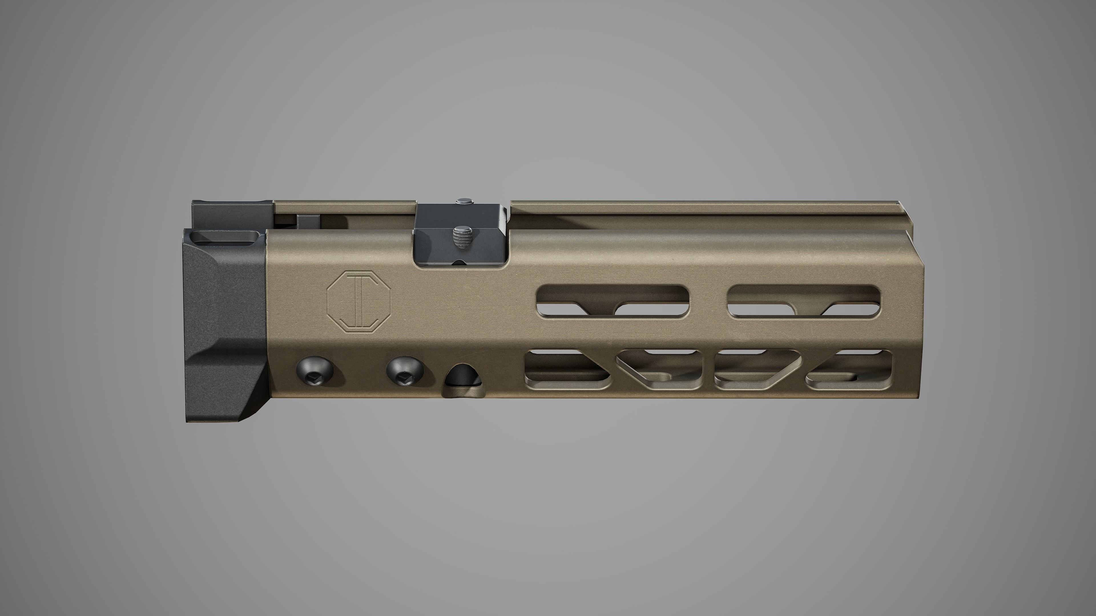 MMS Handguards - Replica Low-poly 3D model_13