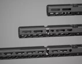 ＠pxjpm 3D model JMAC Customs SS-8RP Picatinny Stock and 1913