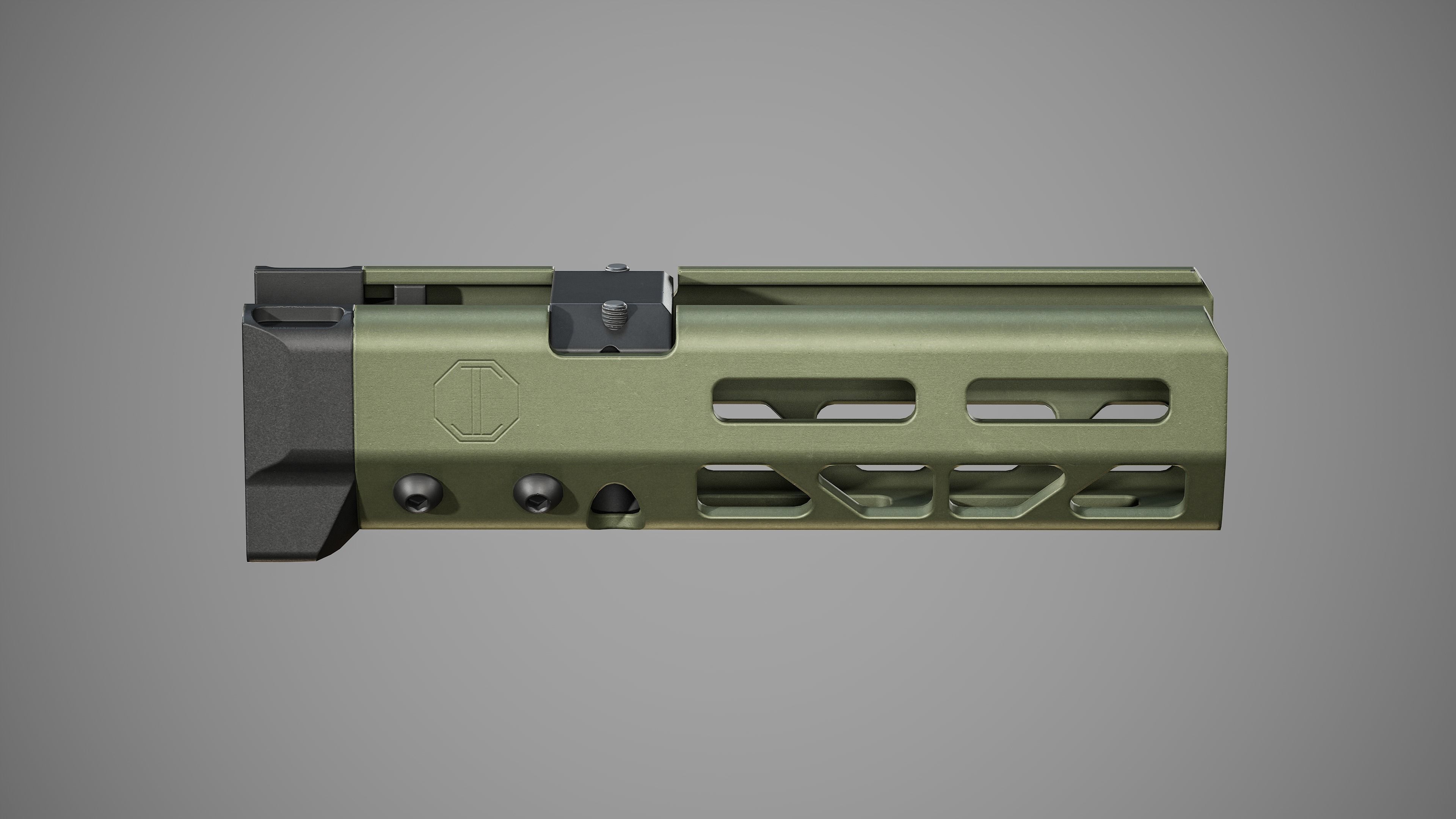 MMS Handguards - Replica Low-poly 3D model_14