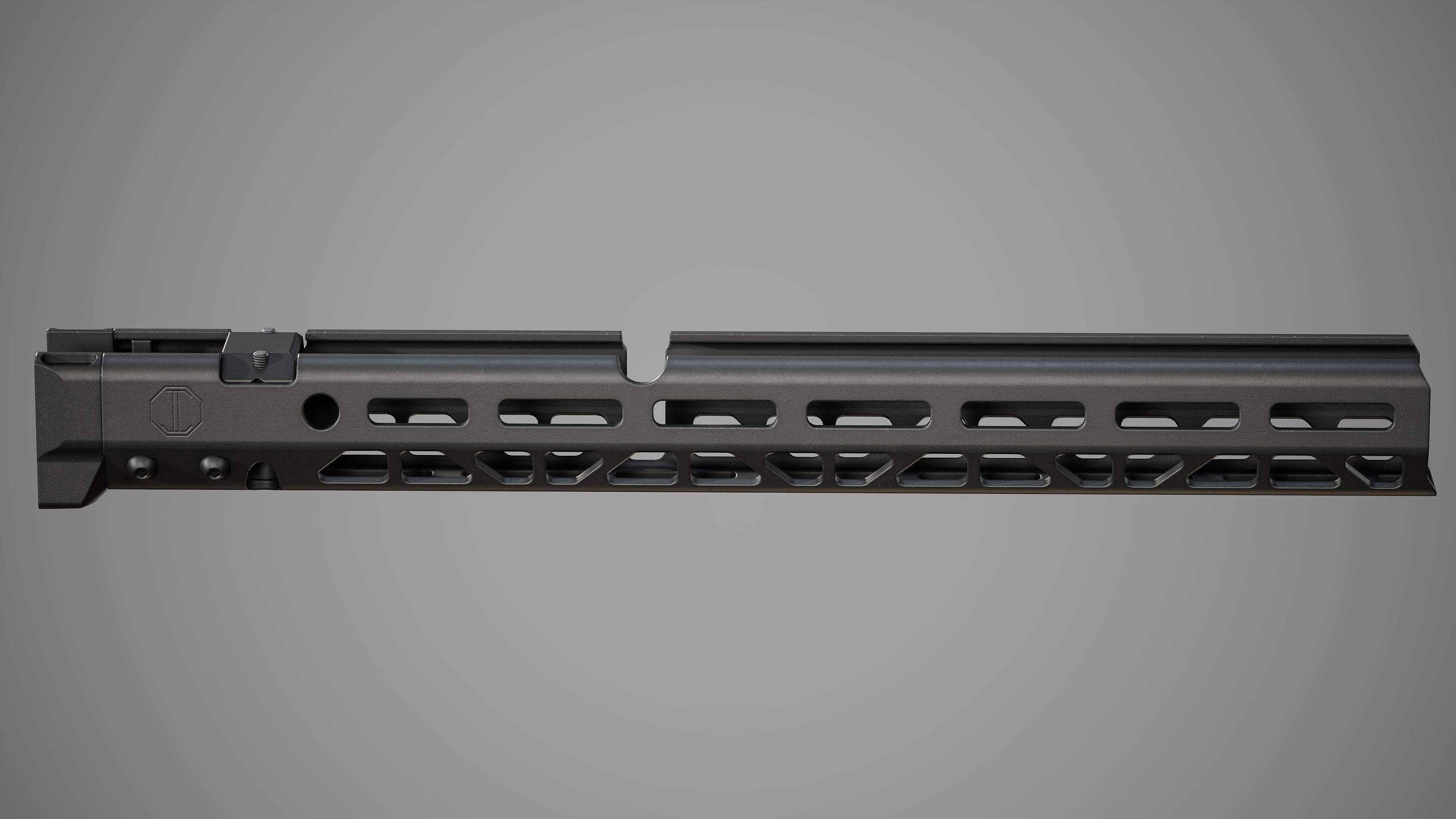 MMS Handguards - Replica Low-poly 3D model_6