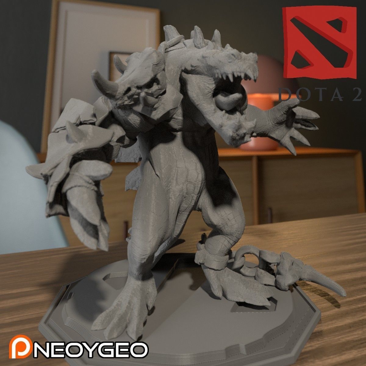 PRIMAL BEAST - DOTA 2 3D print model_2
