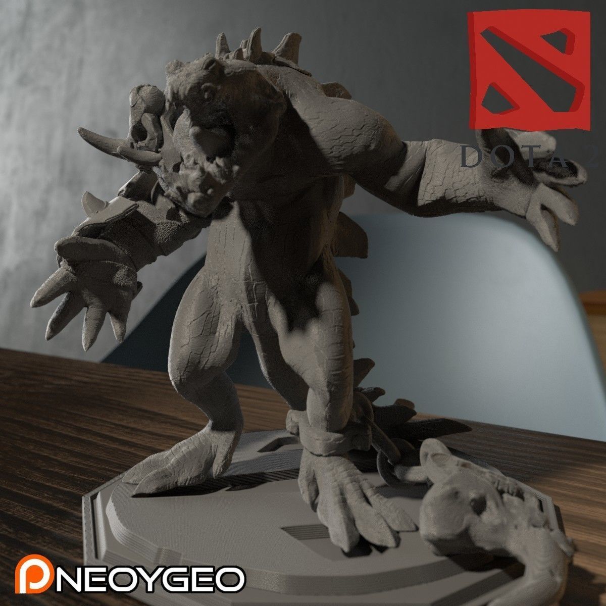 PRIMAL BEAST - DOTA 2 3D print model_1