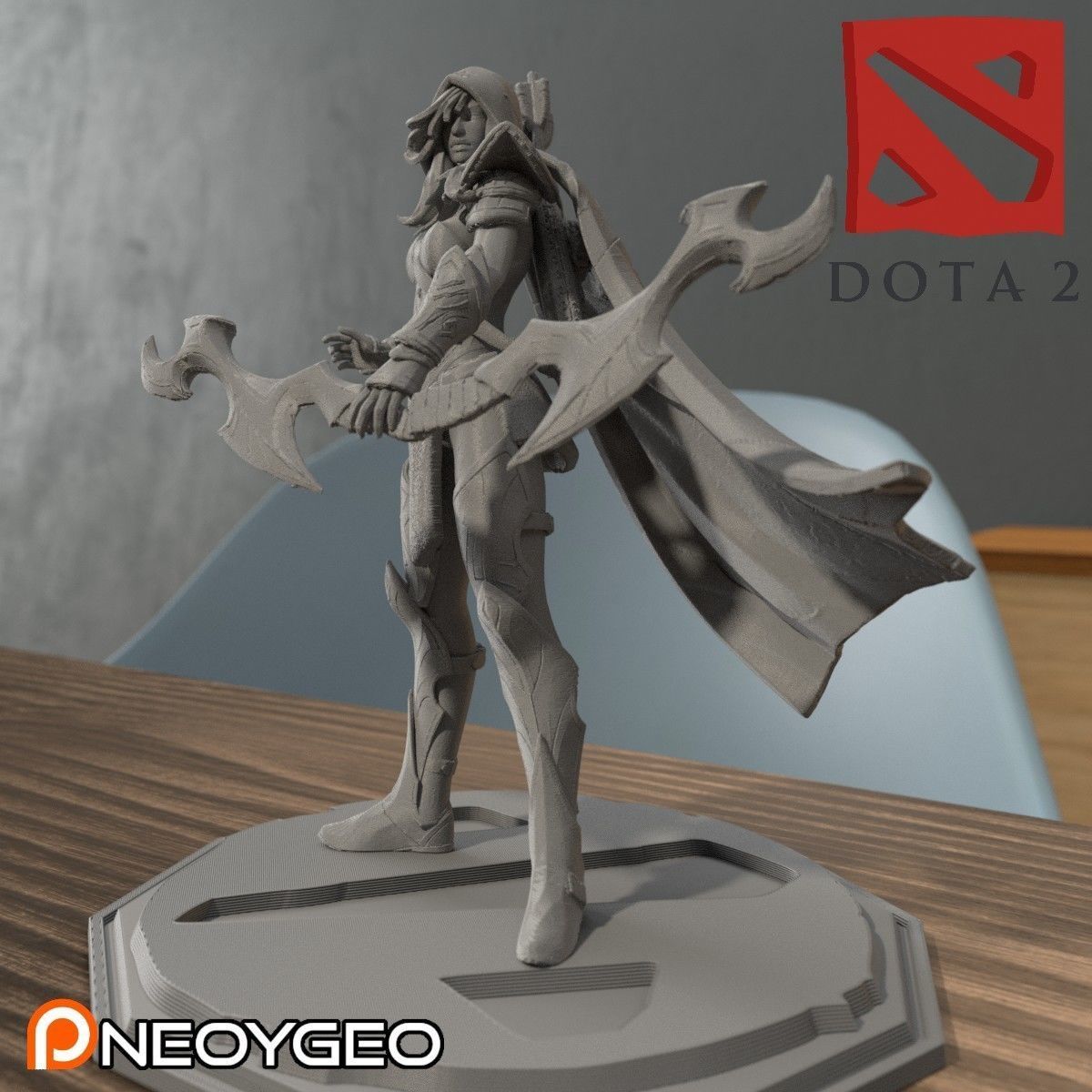 DROW RANGER - DOTA 2 3D print model_1