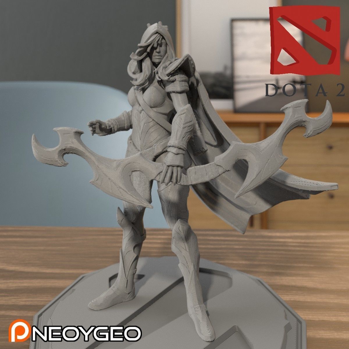 DROW RANGER - DOTA 2 3D print model_2