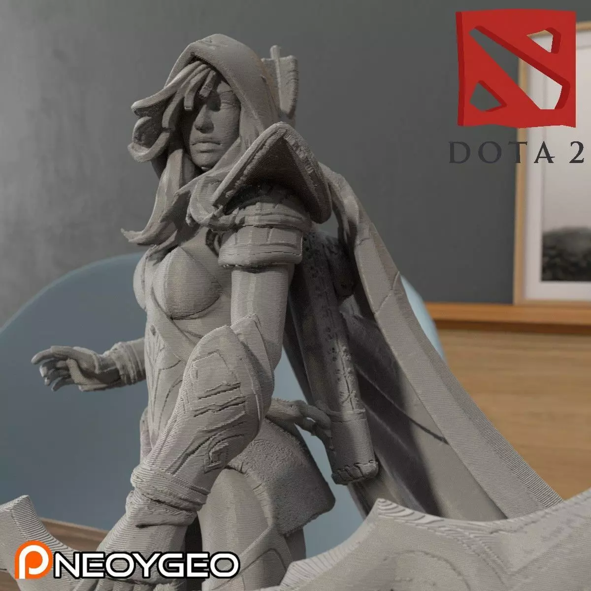DROW RANGER - DOTA 2 3D print model_0