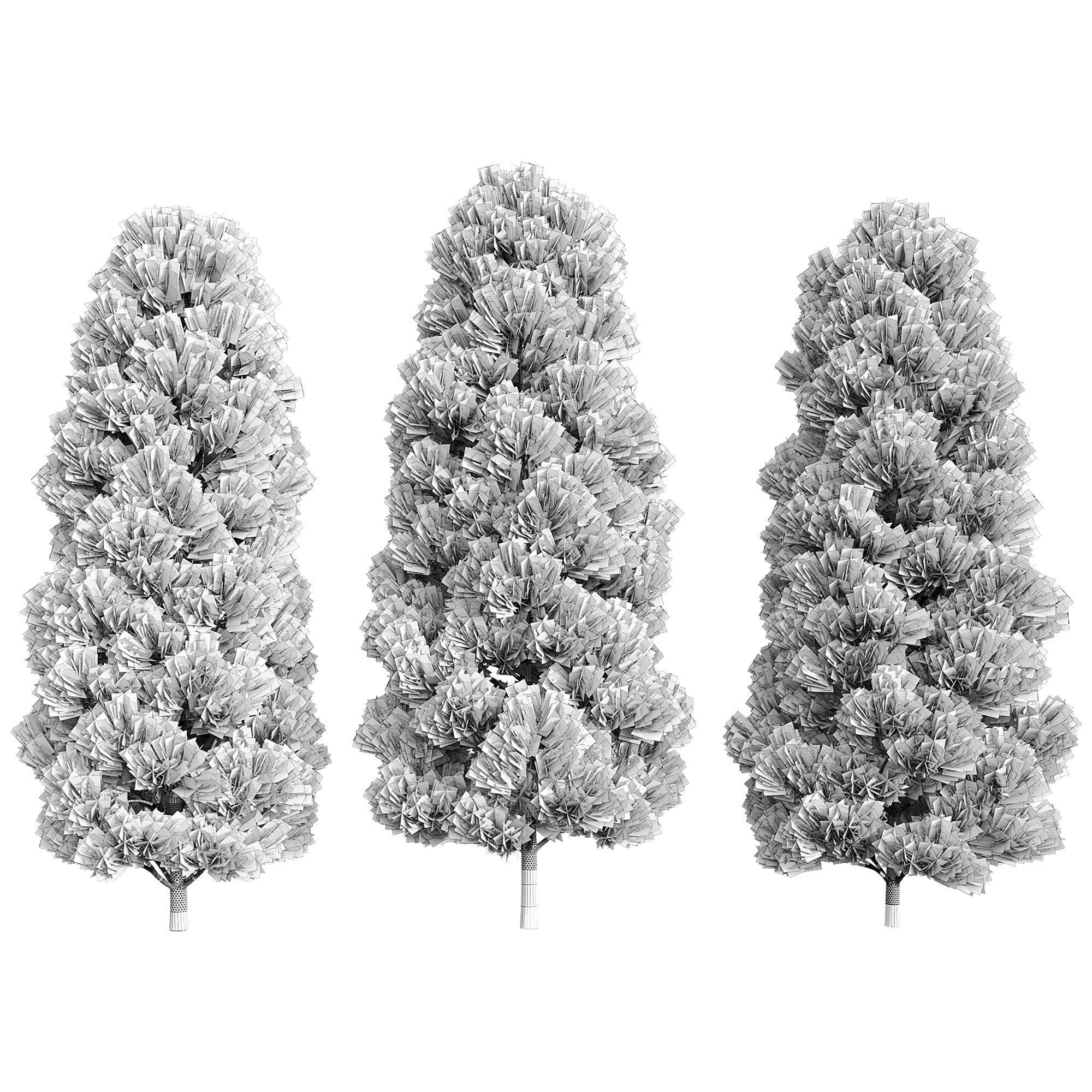 Pine Set 07 3D model_6