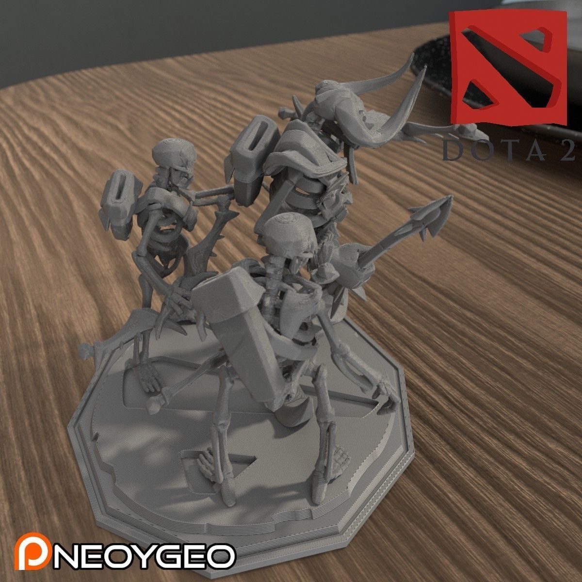 CLINKZ AND SKELETON ARCHERS - DOTA 2 3D print model_3