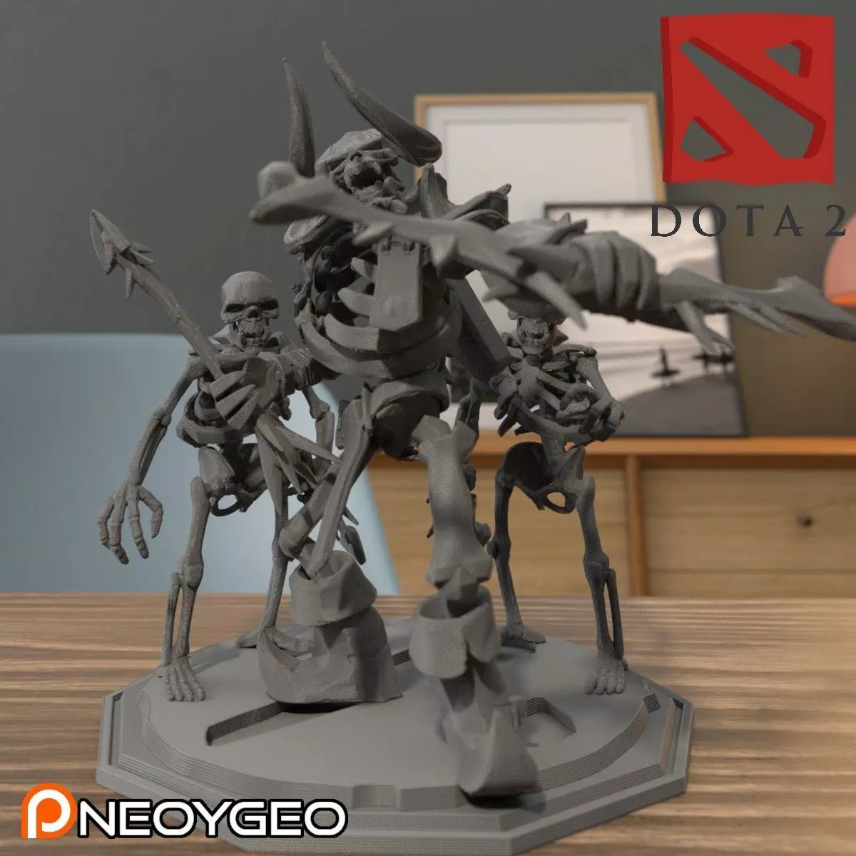 CLINKZ AND SKELETON ARCHERS - DOTA 2 3D print model_0