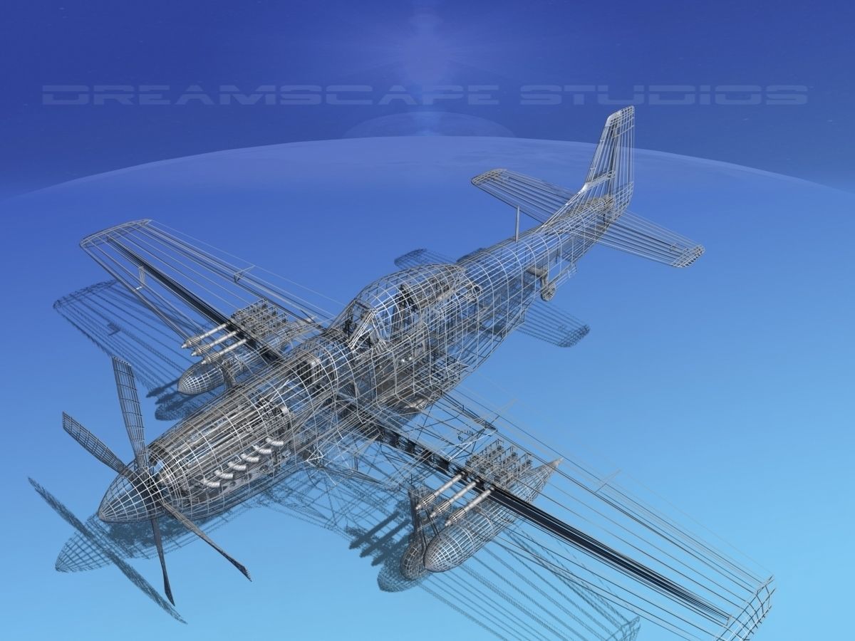 P-51D Mustang Dutchess of Manhattan 3D model_20