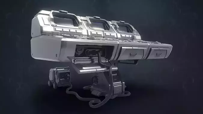 3D Central Computer Control Terminal with Portable Generator 