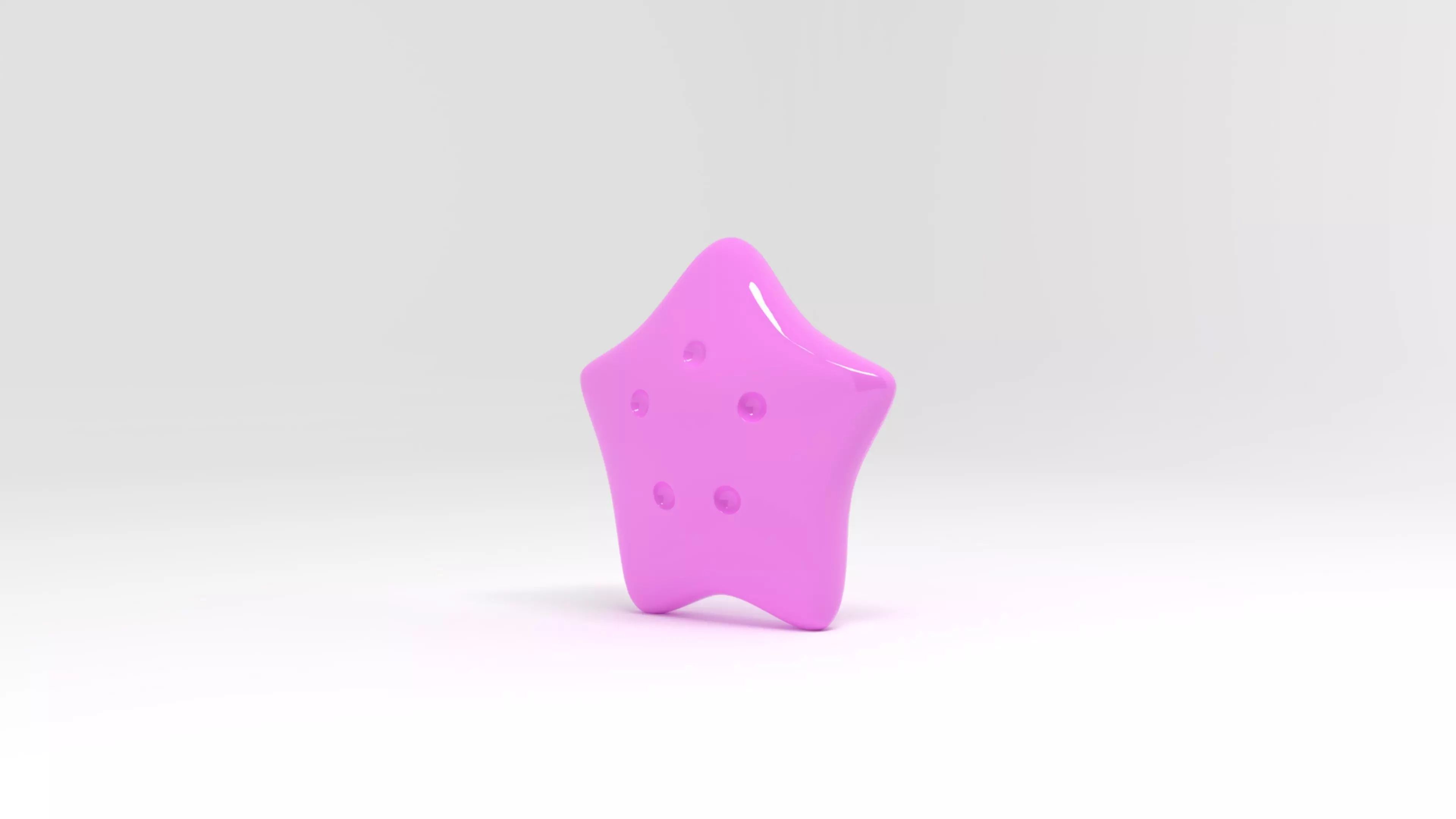 Sea Star Summer Icon 3D model_0