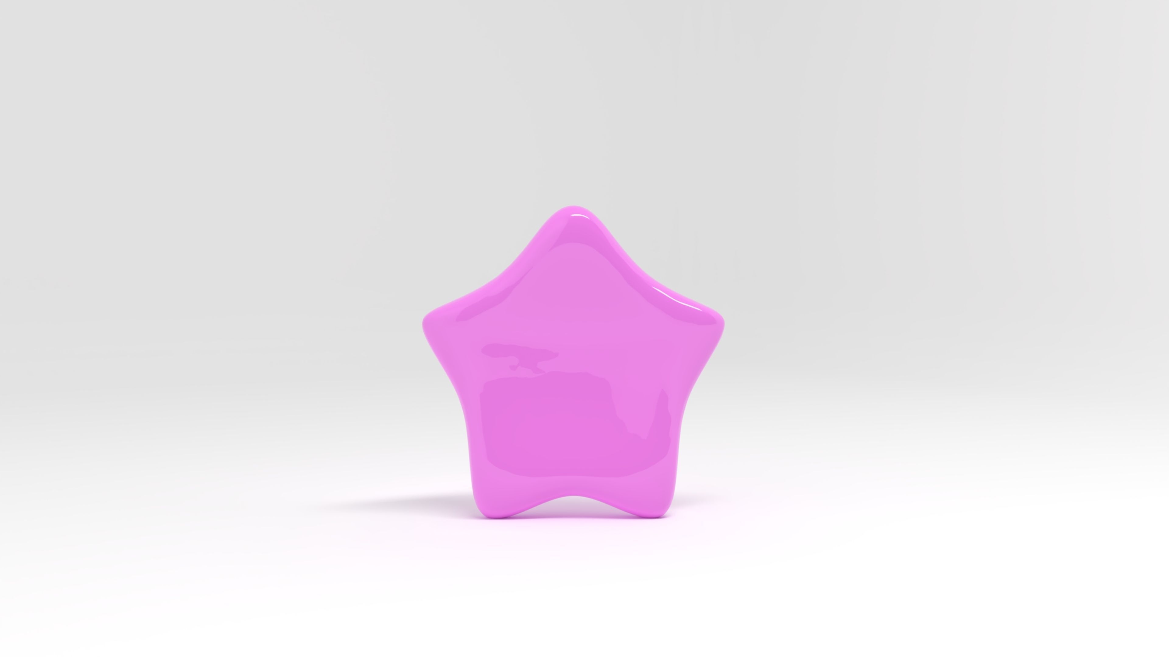 Sea Star Summer Icon 3D model_4