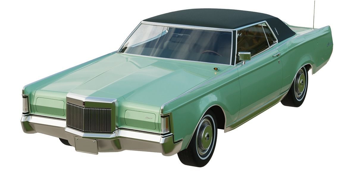 1971 Lincoln Continental Mark III 3D model_3