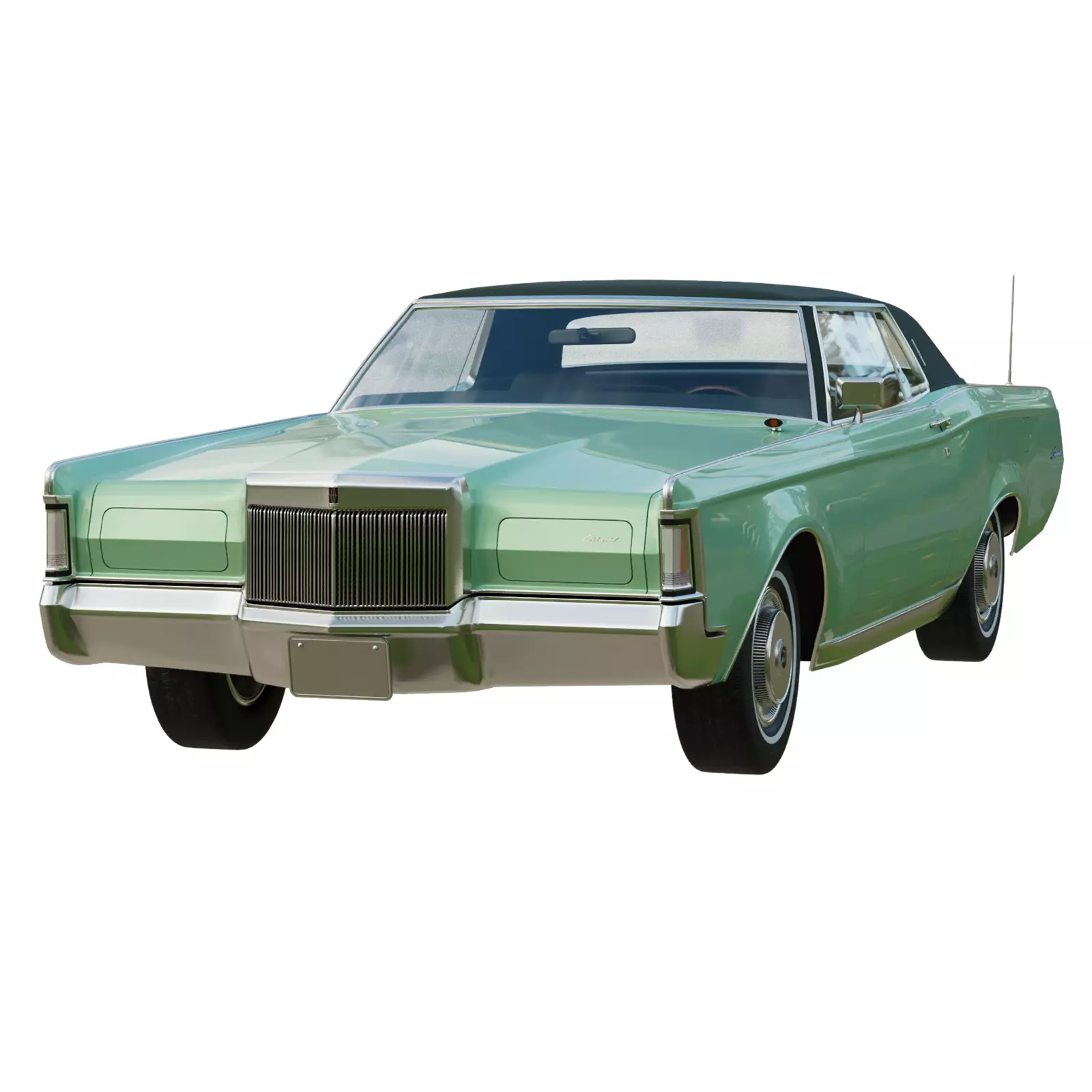 1971 Lincoln Continental Mark III 3D model_0