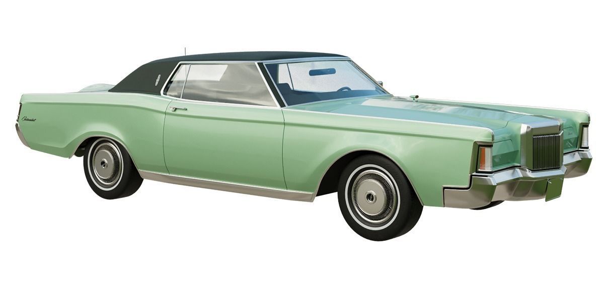 1971 Lincoln Continental Mark III 3D model_2