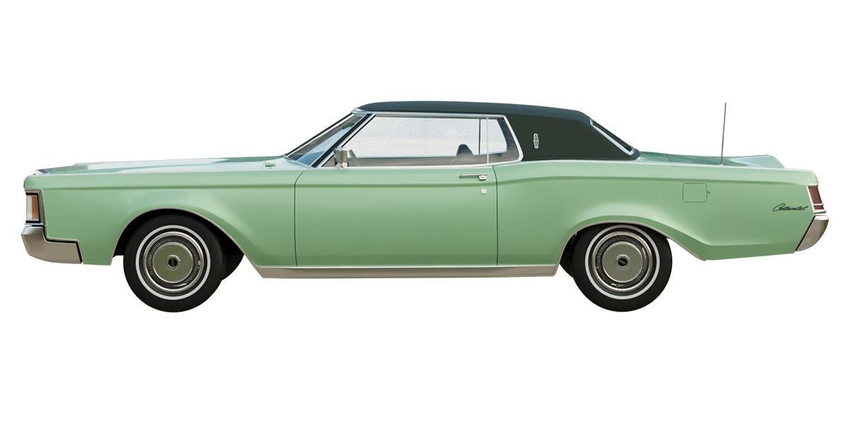 1971 Lincoln Continental Mark III 3D model_4