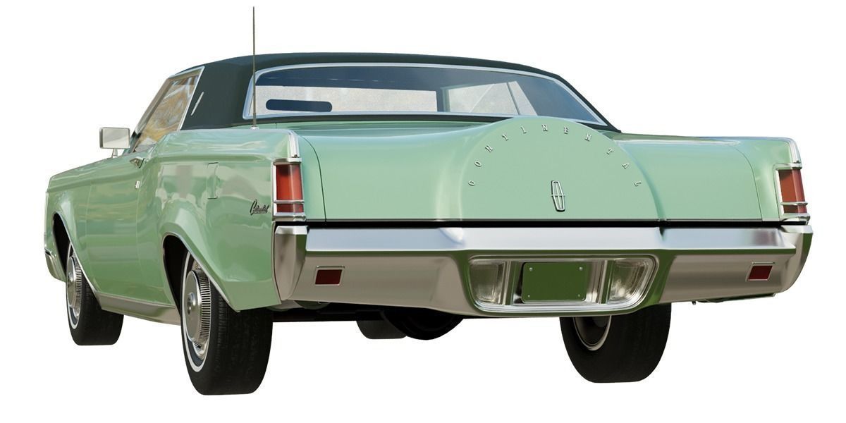 1971 Lincoln Continental Mark III 3D model_1