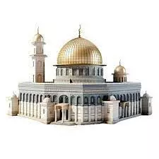 Al-Aqsa Mosque 3d Low-poly 3D model_0