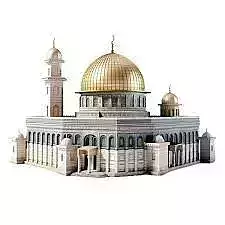 Al-Aqsa Mosque 3d Low-poly 3D model