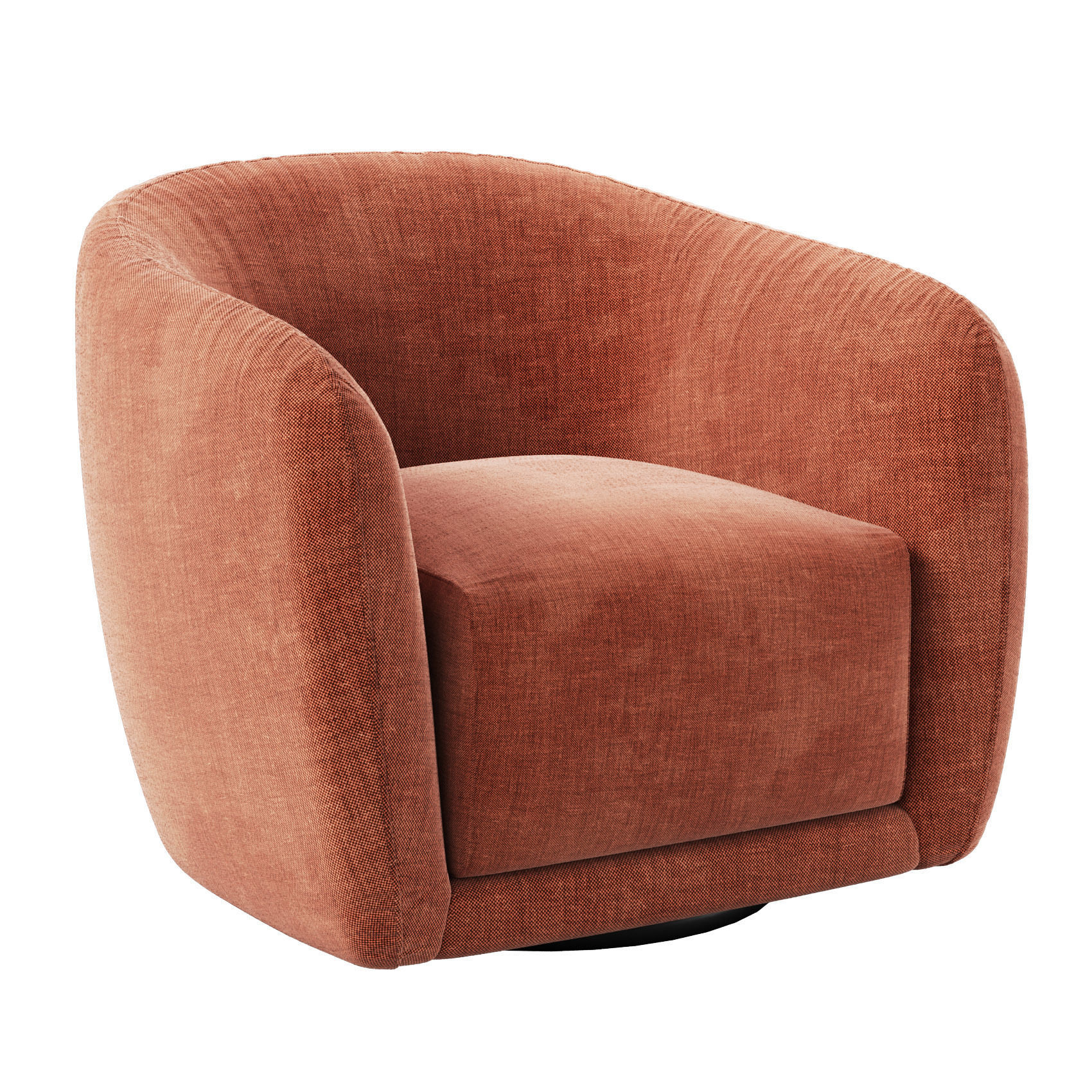 Addie Swivel Armchair 3D model_2