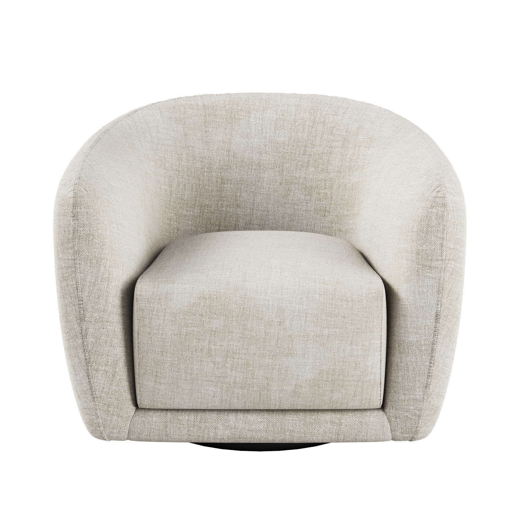 Addie Swivel Armchair 3D model_1