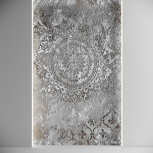 decorative plaster  Low-poly 3D model