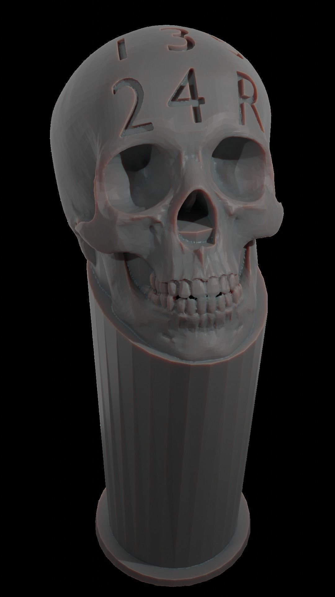 Gear-Shift lever Citroen C5 3D print model_2