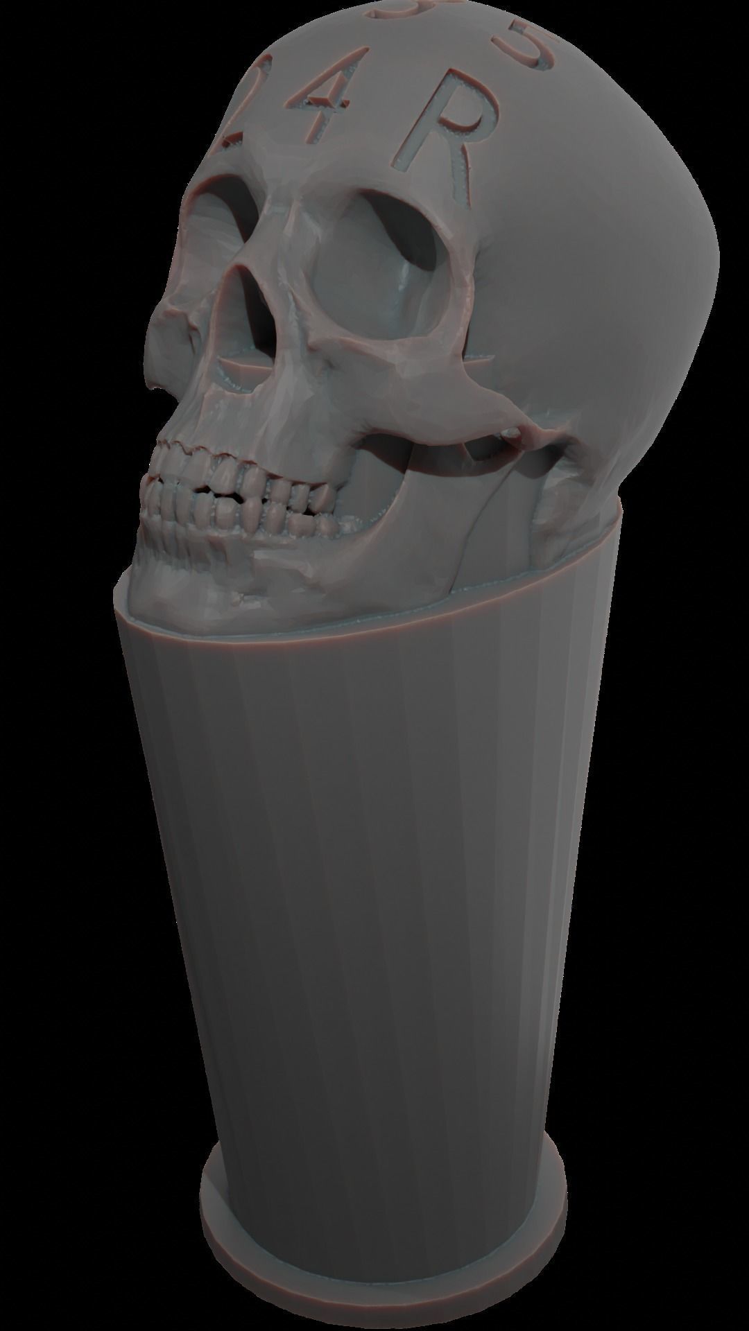 Gear-Shift lever Citroen C5 3D print model_1