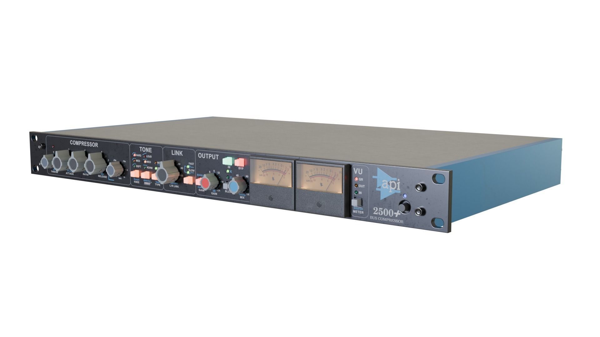 API 2500 Stereo Bus Compressor 3D model_2