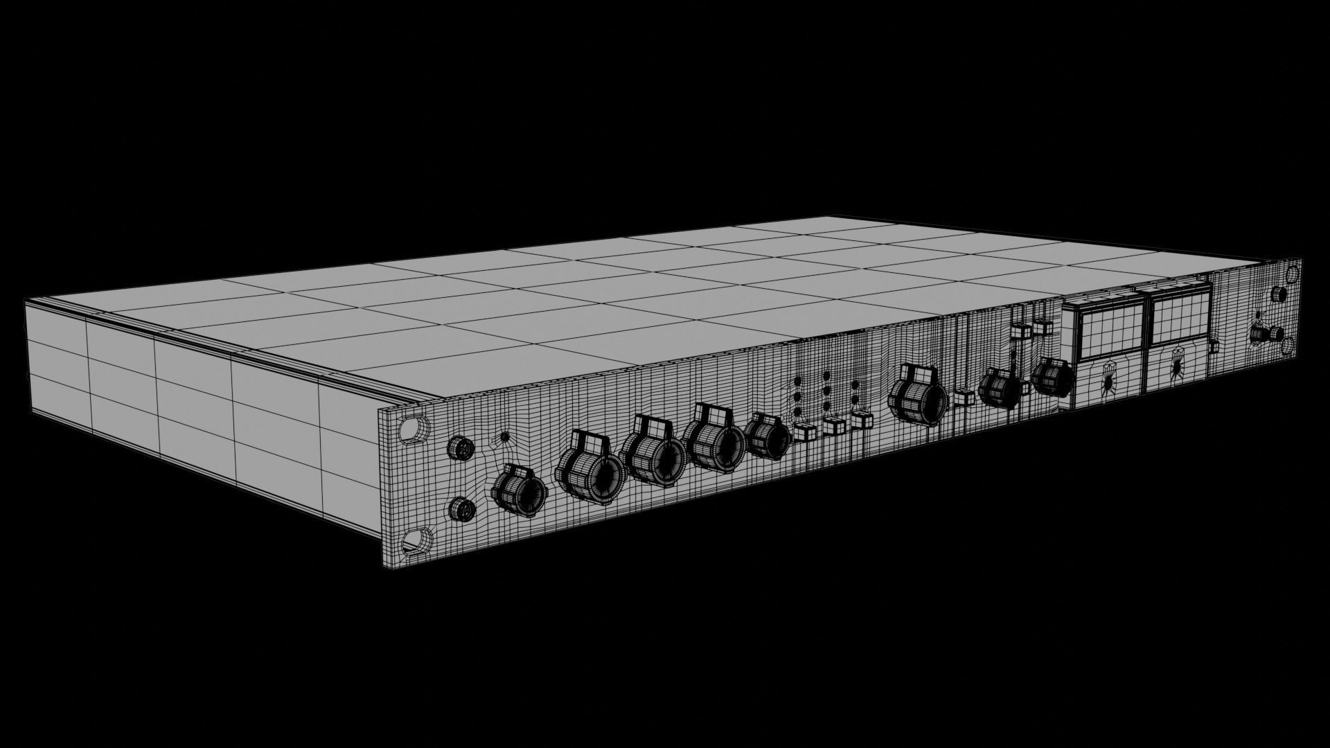 API 2500 Stereo Bus Compressor 3D model_9