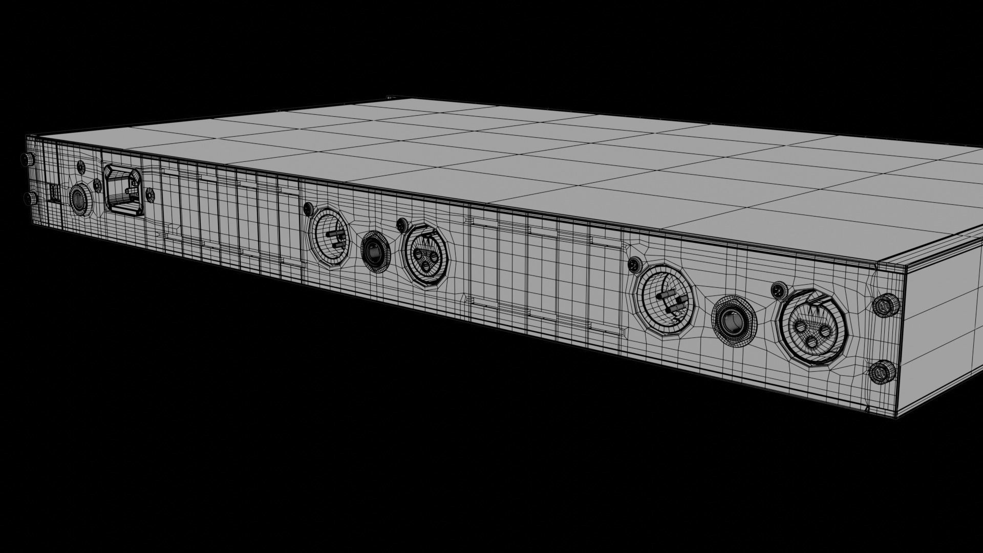 API 2500 Stereo Bus Compressor 3D model_11