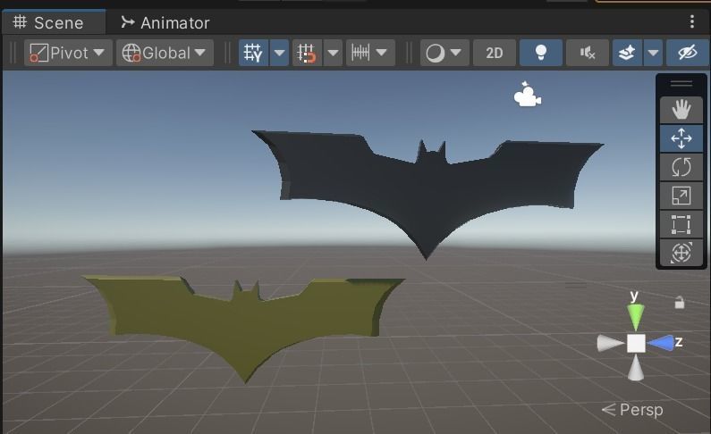 Batarang From The Dark Knight Low-poly 3D model_11